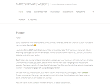 Tablet Screenshot of marc-hornschuh.de